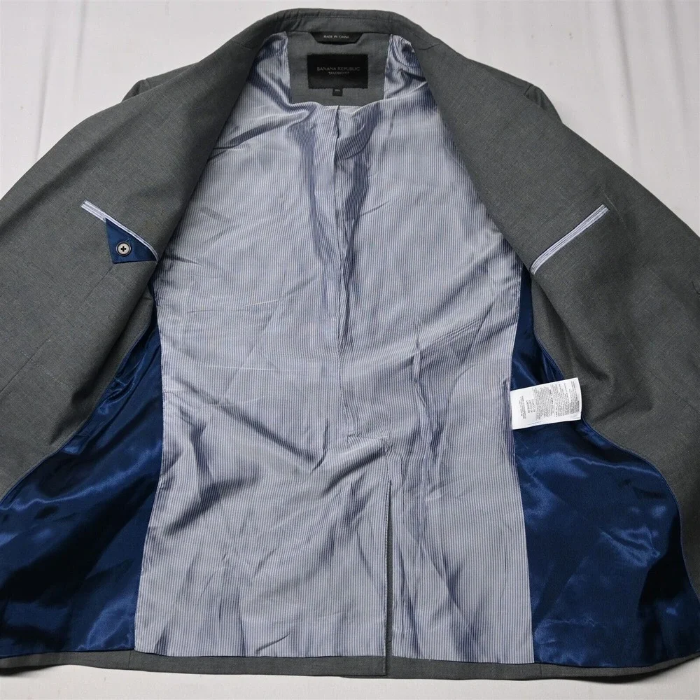 Banana Republic‎ 40S Gray Tailored Slim 969649 Suit Jacket Sport Coat